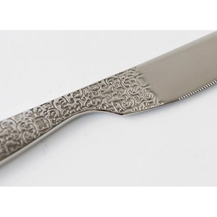 Alessi Tafelmesser, Stahl, Silber, 3 x 26 x 5 cm, 6-Einheiten – Bild 4