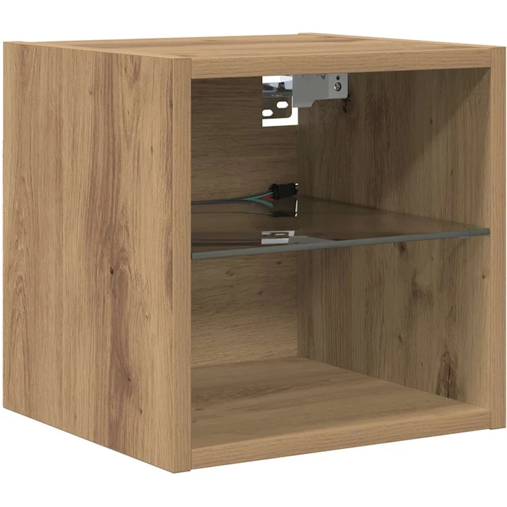 vidaXL TV-Wandgeräte Wandmontiert 6 pcs Artisan-Eiche Holzwerkstoff 3402975 – Bild 7