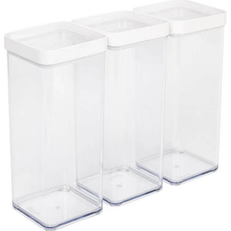ROTHO Vorratsdose, Kunststoff, (Vorratsbehälterset, 3er-Set) – Bild 5