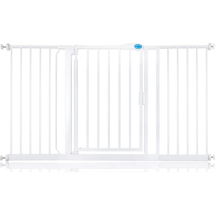 Bettacare Automatisch Schließendes Treppengitter, 147cm - 154cm, Weiß, Druckmontage-Sicherheitsgitter, Babygitter, Sicherheitsschranke für Türen, Flure und Räume – Bild 1