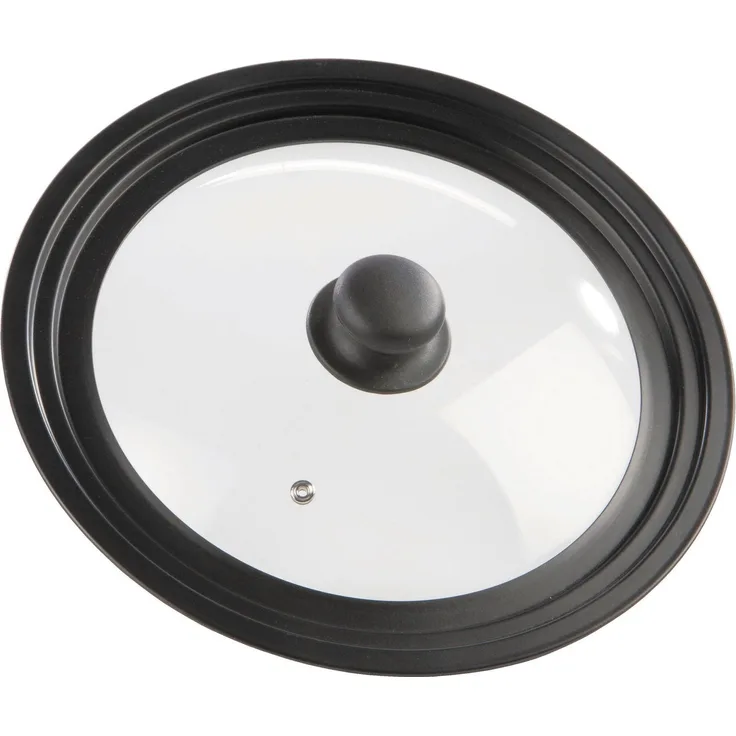GSW Universaldeckel, hitzebeständiges Glas, passend für Pfannen und Töpfe Ø 24 - 28 cm