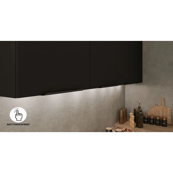 Winkelküche ARIA K-BL ECKE 1 - 215 x 220 + 120 cm Anti Fingerprint Küchenzeile Küchenblock Singleküche Einbauküche Küche Eckküche – Bild 6
