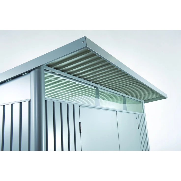Biohort Gerätehaus AvantGarde, A4: 180 x 380 x 222 (b x t x h) cm, quarzgrau-metallic – Bild 5