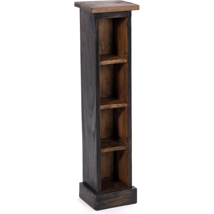 DESIGN DELIGHTS CD-Regal HOLZ CD REGAL "CD TOWER", 76cm(H), Holzregal, CD Rack mit 4 Fächern
