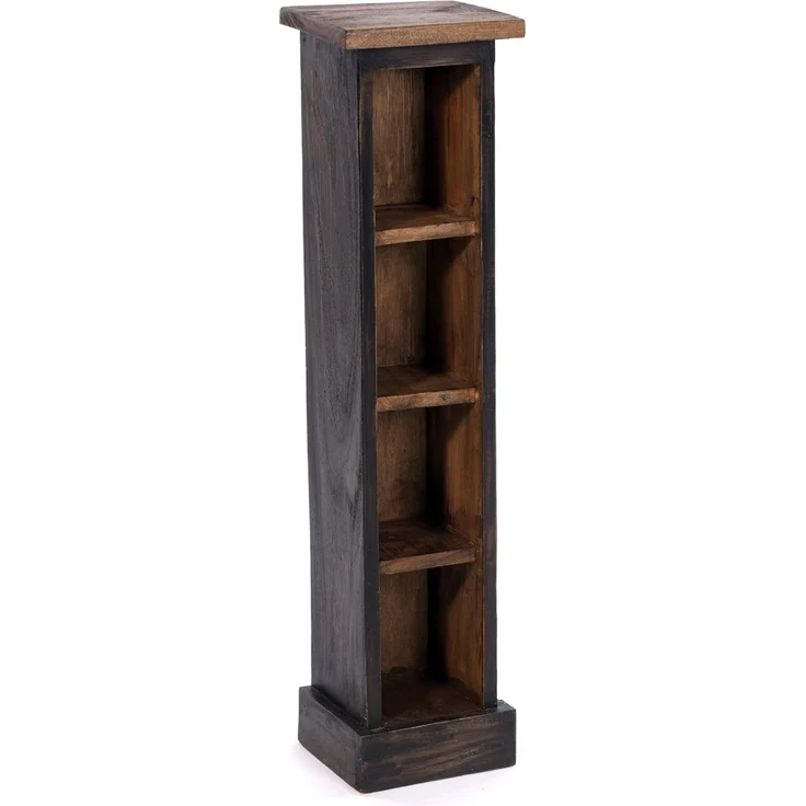 DESIGN DELIGHTS CD-Regal HOLZ CD REGAL "CD TOWER", 76cm(H), Holzregal, CD Rack mit 4 Fächern