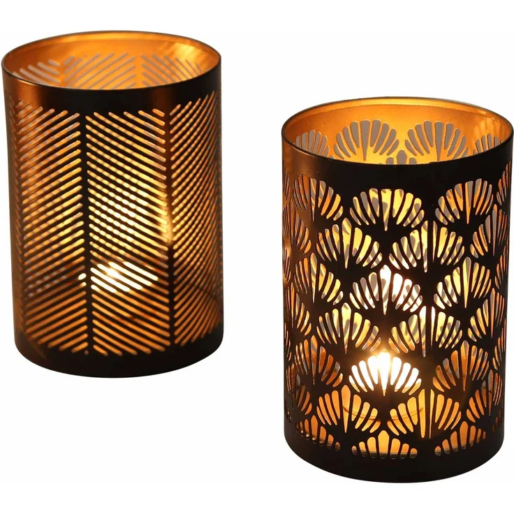 Orientalisches Windlicht Lucca 2er Set – Bild 7