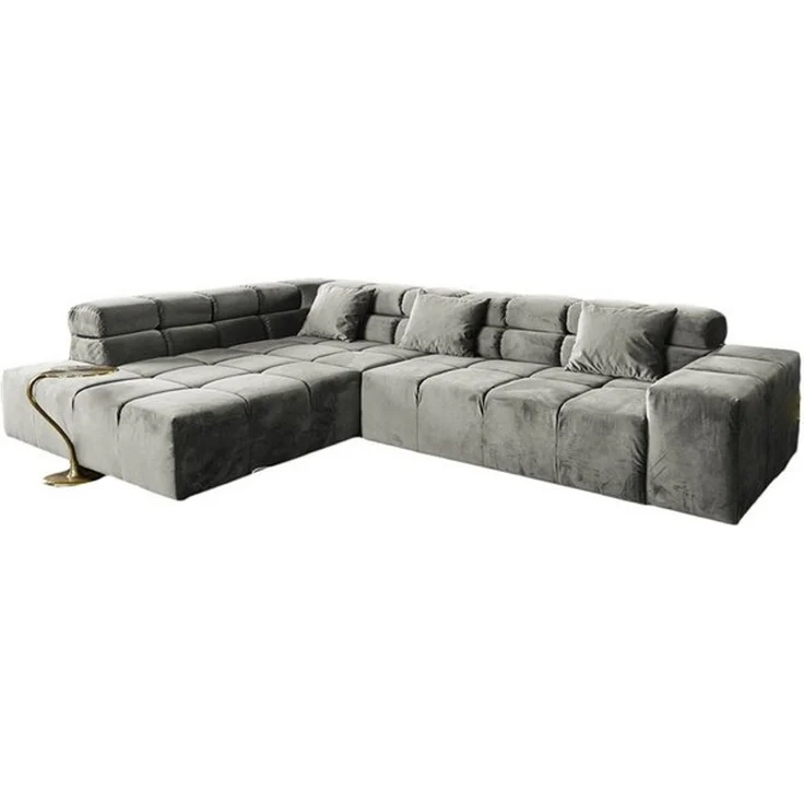 KAWOLA Ecksofa NEVADA, Couch L-Form rechts oder links, ohne Sitzvorzug Velvet – Bild 4