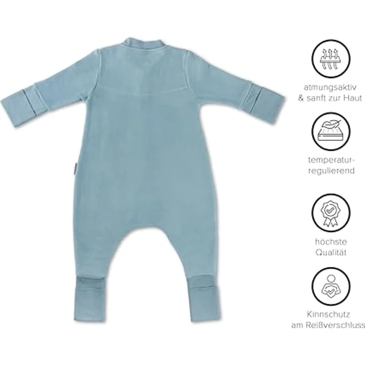 Hofbrucker Baby Schlafsack mit Füßen MILO – Bild 6