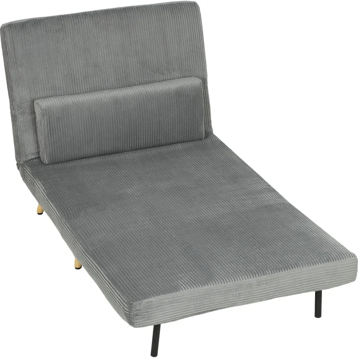 MELAYR, Schlafsessel 3 in 1 Schlafsofa mit Bettfunktion, 90x190cm Dunkelgrau – Bild 2