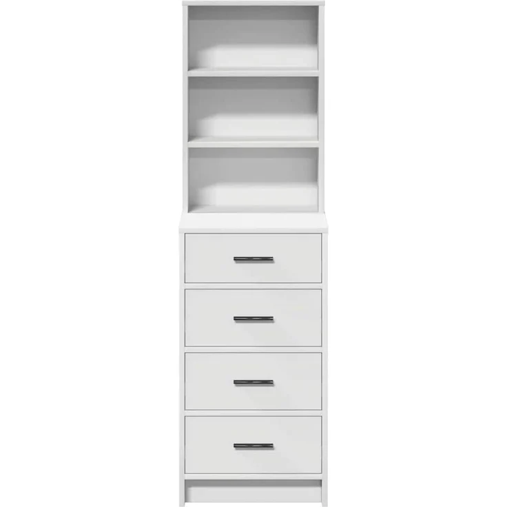 vidaXL Hochboard mit Schubladen Weiß 40 x 41 x 135 cm Holzwerkstoff 865046 – Bild 6