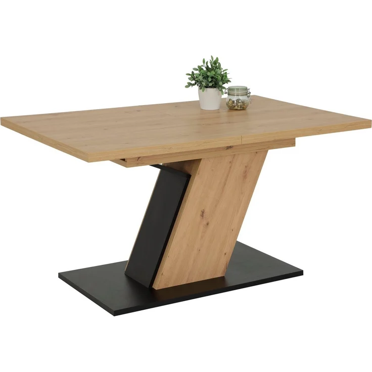 HELA Essgruppe GESA, (5-tlg, 1 Tisch / 4 Stühle), Tischplatte ausziehbar, Stuhl 360 Grad drehbar – Bild 3