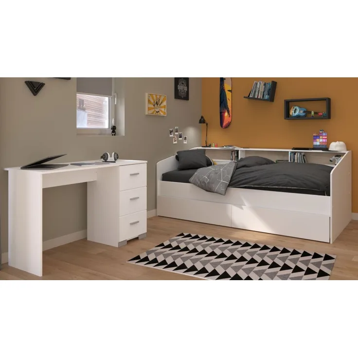 Parisot Kinderzimmer und Jugendzimmer Sleep in weiß Set 2-tlg.