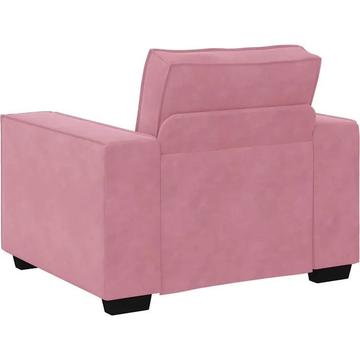 vidaXL Sessel Rosa 100x78x84 cm Samt 4105003 – Bild 5