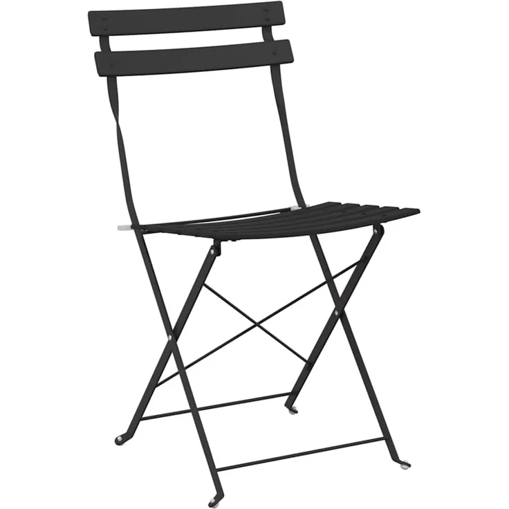 vidaXL Gartenklappstuhl 2 pcs Anthrazit 42 x 46 x 82cm Metall 42002960 – Bild 3
