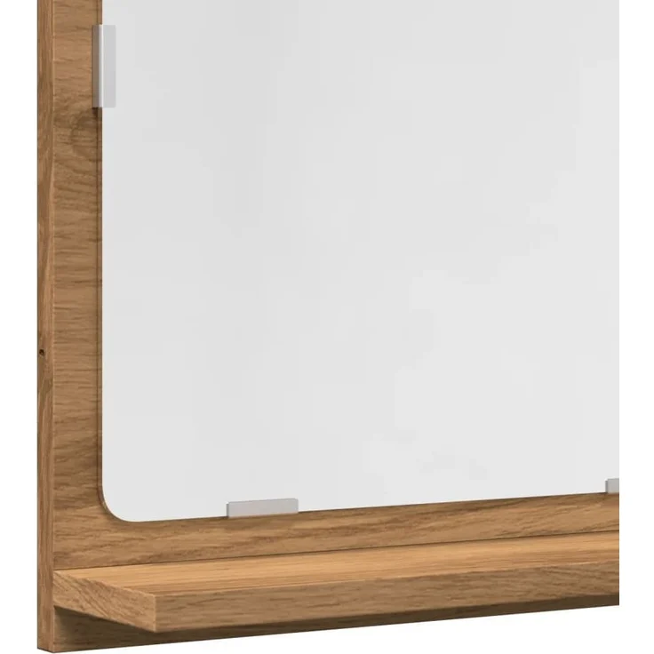 vidaXL Badspiegel mit Ablage Artisan-Eiche 40x11x37 cm Holzwerkstoff 856188 – Bild 6