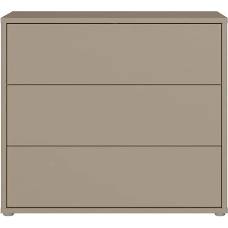 FORTE Kommode Alice Springs, Kommode, 3 Schubkästen B/H/T 94,8/83,1/41,5, Schubkästen mit Vollauszug, grifflos,Push to open – Bild 2