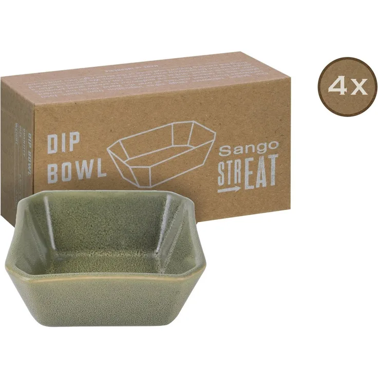 Streat Food Grün, Dip Bowl 4-tlg 8,5 cm (mo)