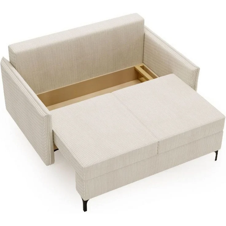 Compleo Schlafsofa für ein kleines Zimmer, Sofa 2-sitzer, Breite:145 cm LEO, bequem – Bild 3