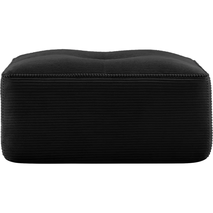 Cordelia Ottoman Corduroy -Black--Schwarz--92x73x40cm--YOUDENOVA – Bild 4