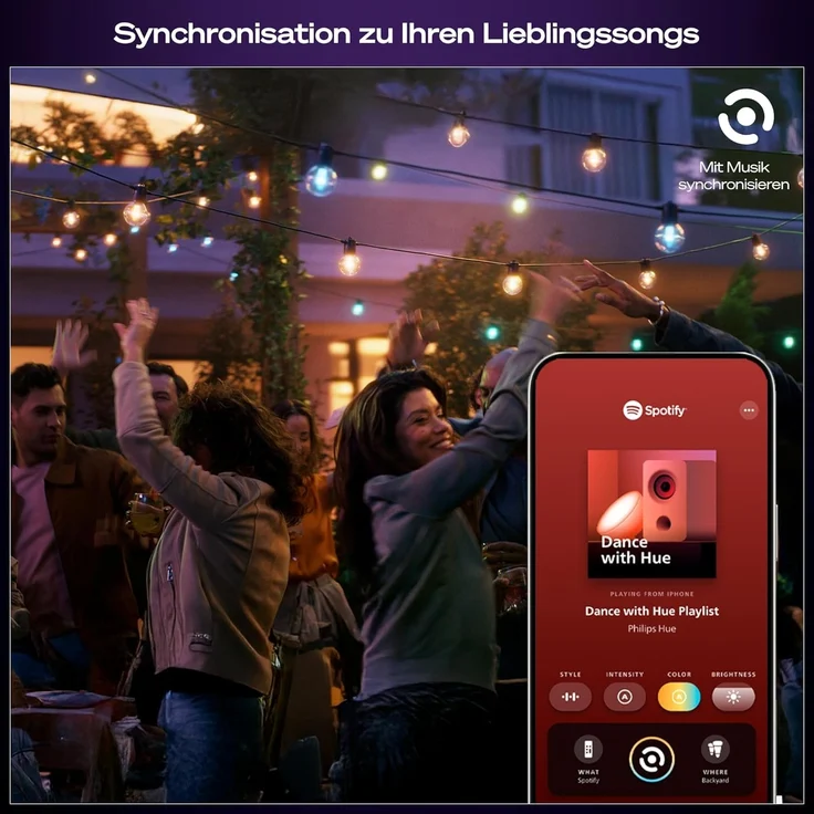 Philips Hue Festavia Globe Outdoor Lichterkette 14 m EU – Bild 4