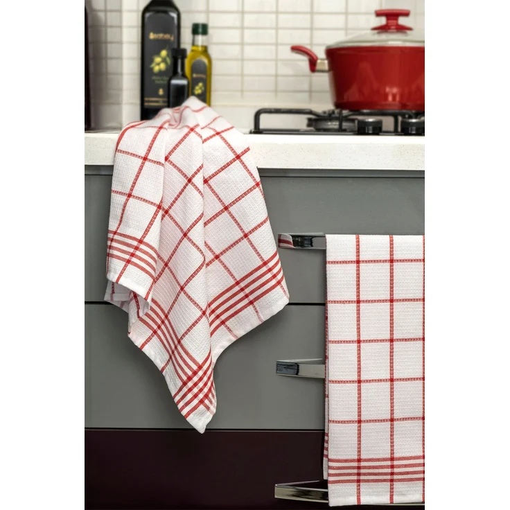 Hermia Concept 'Soft - Red' Handtuch-Set (5-teilig), Rot, 50 x 70 cm – Bild 1