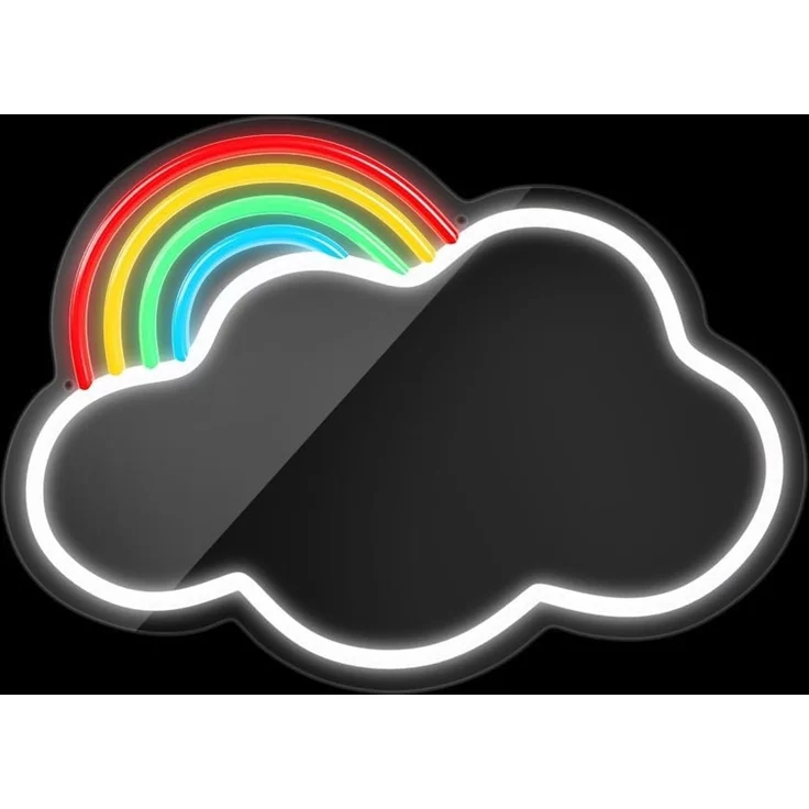 Forever Light LED Neon Dekolicht mit Spiegel Wandkunst Wanddekoration Cloud – Bild 6