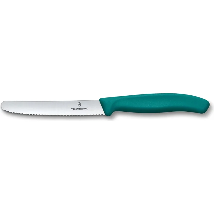 Victorinox Swiss Classic, Frühstücksmesser, Brötchenmesser Set 6teilig, Scharfe Klinge, Wellenschliff, 11 cm, Rostfreier Stahl, Farbig – Bild 7