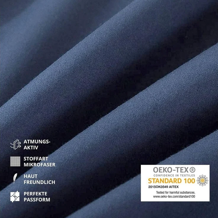 Müskaan Kissenbezug Kissenbezug 40x40 40x80 80x80 2er Pack Mikrofaser Kissenhülle, (2 Stück), mit Reißverschluss – Bild 2