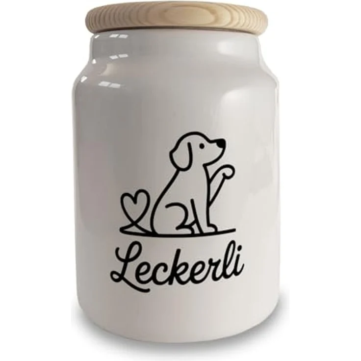 speecheese Keksdose Hunde Leckerli Herz Keksdose für Haustierfreunde – Bild 1