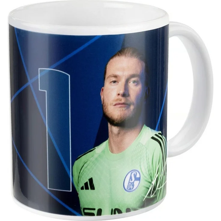 FC Schalke 04 Tasse Kaffeebecher Karius, 1-tlg, Keramik – Bild 1