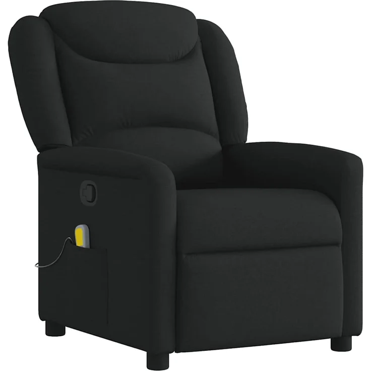 vidaXL Massagesessel Schwarz Stoff 4015608 – Bild 1