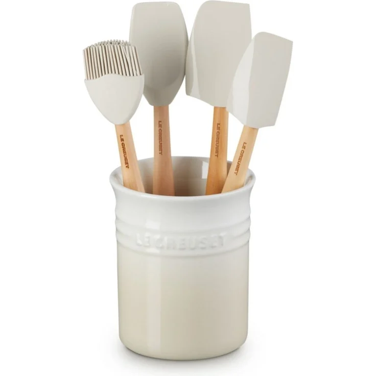 LE CREUSET Küchenspachtel Craft Kochkelle meringue Set 5tlg – Bild 1