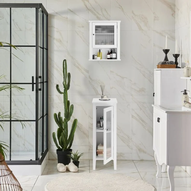Hängender Badschrank mit Tür 10050604 – Bild 2