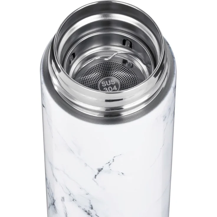 NOVEEN Matte Sport Trinkflasche 450 ml Grau – Bild 5