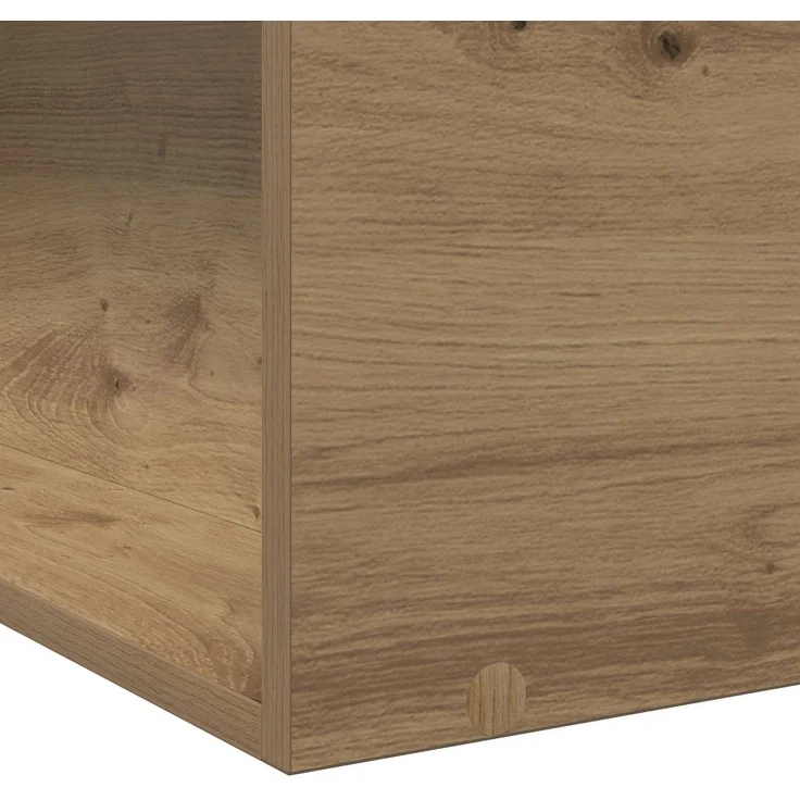 vidaXL Bettgestell mit Stauraum Kunsthandwerk Eiche 80 x 200 cm 3429524 – Bild 6