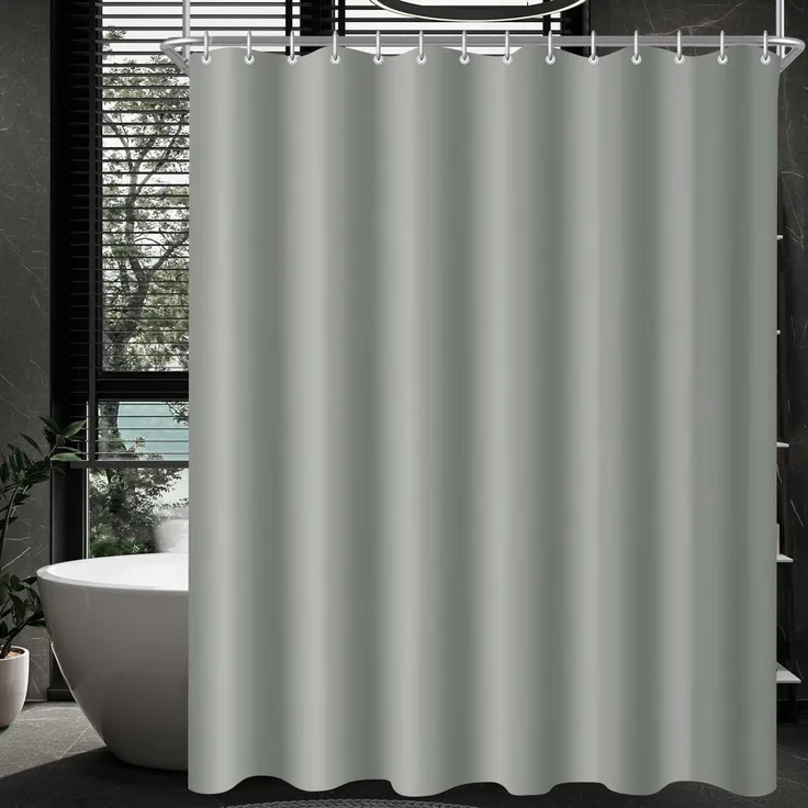 Duschvorhang 150x200cm Grau, Antischimmel
