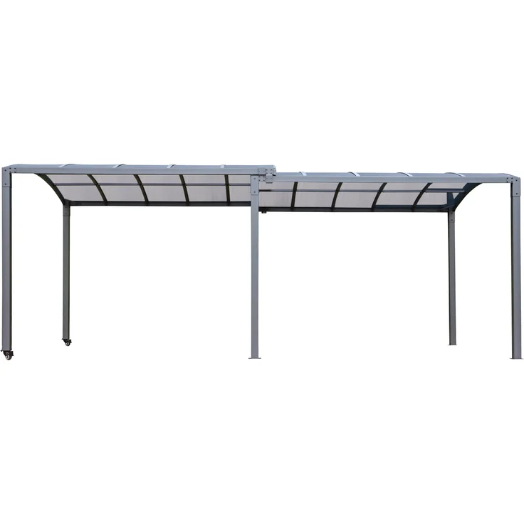 Tepro Pavillon Chicago 290 x 302-560 cm anthrazit Gartenzelt Gartenpavillon – Bild 2