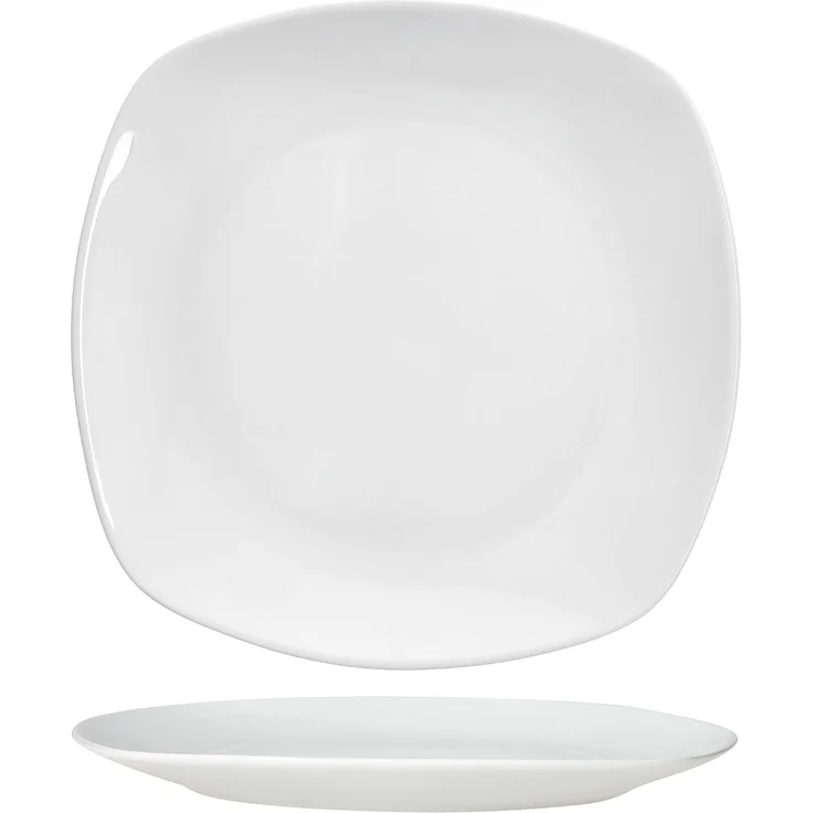 6er Set Lotta Kuchenteller weiß Porzellan – Bild 3