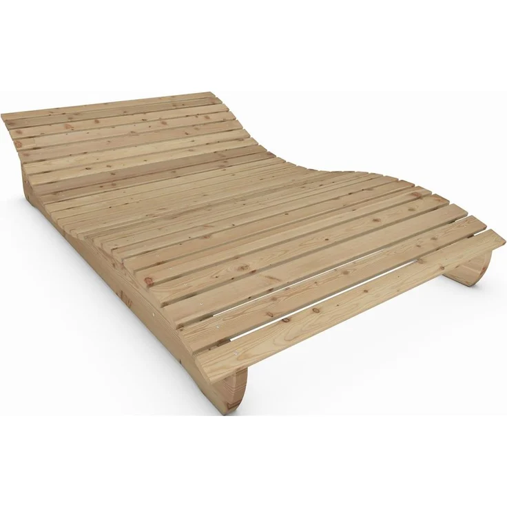 Gartenliege "Relax-Gertl" (Lärche) 1-teilig Liegebreite 140 cm Himmelsliege – Bild 5