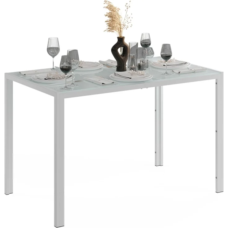 Esstisch Grand Weiß/Weiß 120 x 70 cm Vicco – Bild 5