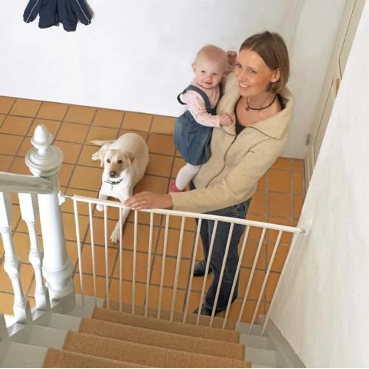 Bettacare Extra Hohes Schraubmontierte Haustier Safety Gitter, 62.5cm - 106.8cm, Weiß, 103.5cm Hoch, Hundetreppe, Sicherheitsbarriere – Bild 11