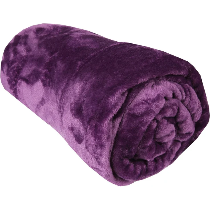 Kuscheldecke "Celina" Violett 80x120 cm – Bild 6