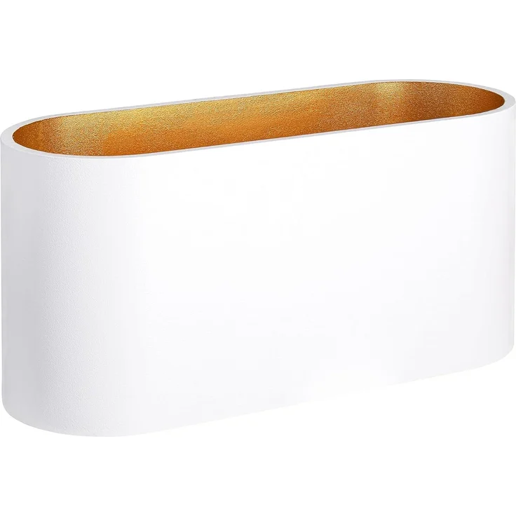 SSC-LUXon LED Wandleuchte JOBERO Wandlampe weiß gold Up & Down mit G9 LED warmweiß 3W, Warmweiß – Bild 9