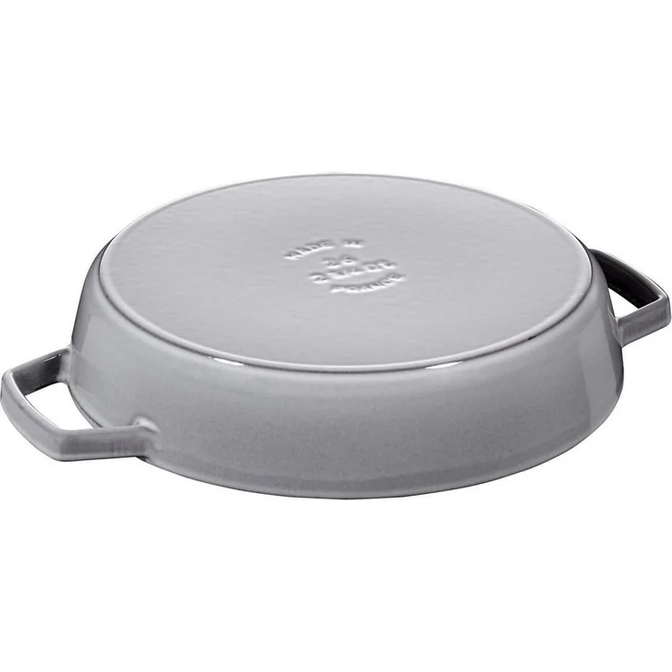 Staub Pans Bratpfanne 26 cm, Gusseisen, Graphit-Grau – Bild 1