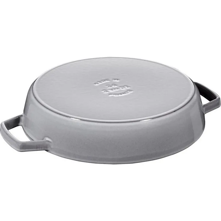 Staub Pans Bratpfanne 26 cm, Gusseisen, Graphit-Grau