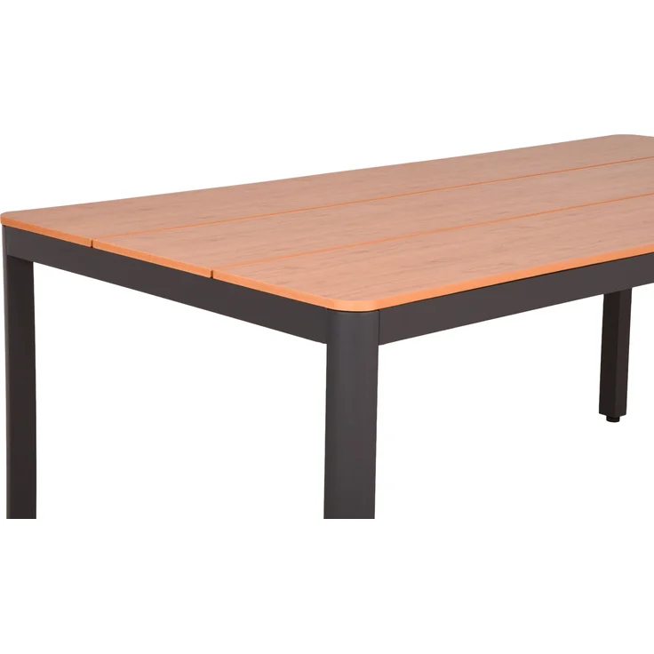 Gartentisch LISA - Kunststoff, Braun, 180 x 91 x 74 cm | Terrassentisch Wetterfest Outdoor Tisch – Bild 2