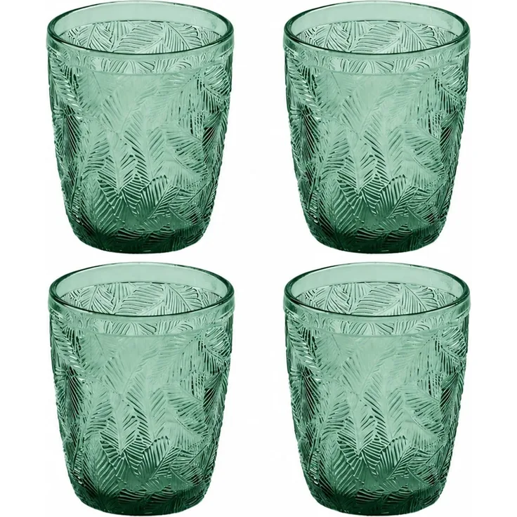 Ray Gläser-Set, 300 ml - 4-teilig, Trinkgläser, 10 x 8 cm, Grün