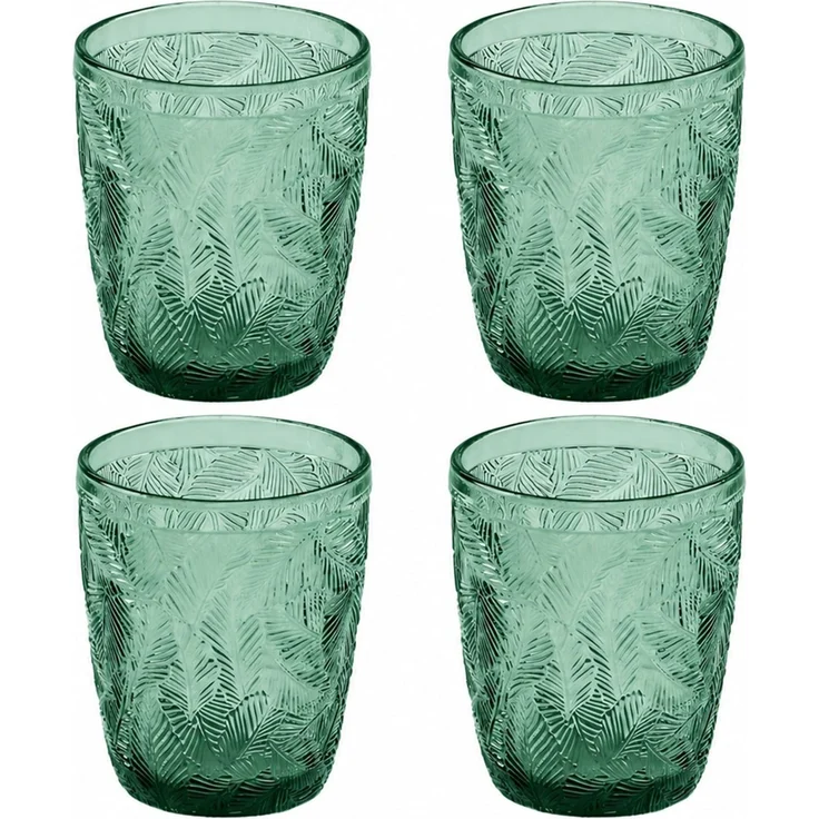 Ray Gläser-Set, 300 ml - 4-teilig, Trinkgläser, 10 x 8 cm, Grün