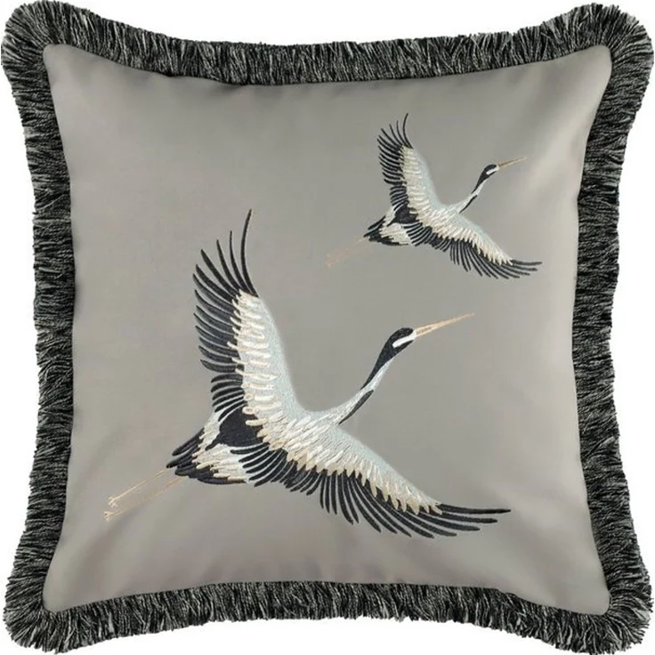 SCHÖNER WOHNEN-Kollektion Dekokissen Trail, mit aufwendiger Stickerei – Bild 4