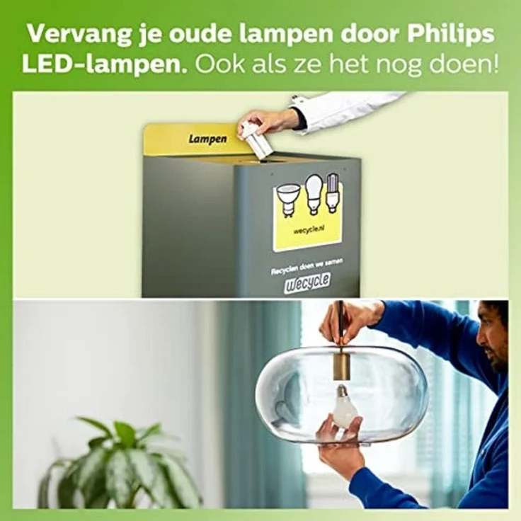 Philips LED classic Lampe 60W E27 Warmweiß 806lm klar 2erPack – Bild 3